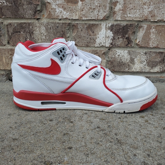 Nike Air Flight 89 "Ron Harper" 819665-100 Red White Mens Size 13 US Shoes - Picture 7 of 12